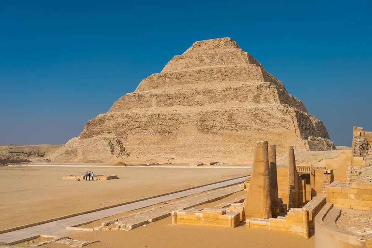 Djosers pyramid i Saqqara.