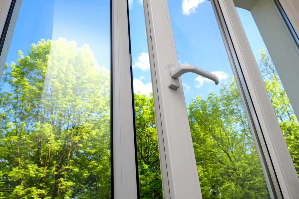 Fönstren är rena och glänsande tack vare ett knep med glycerin.