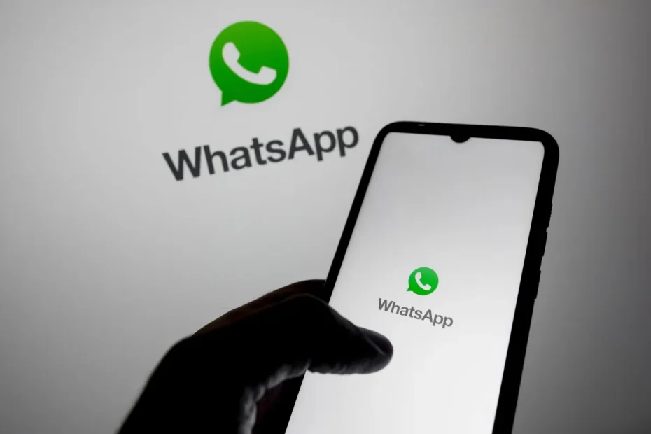 WhatsApp applikationen på en smartphone.
