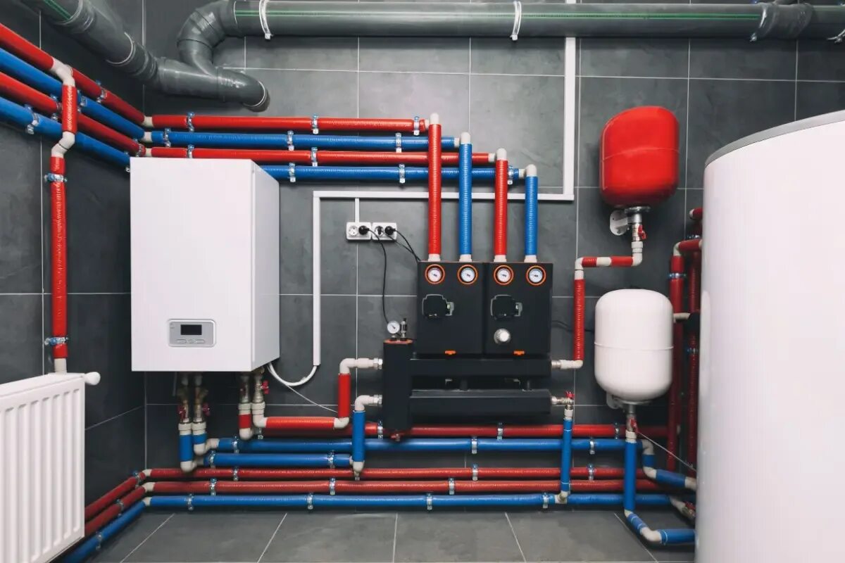 Värmesystemet i huset.