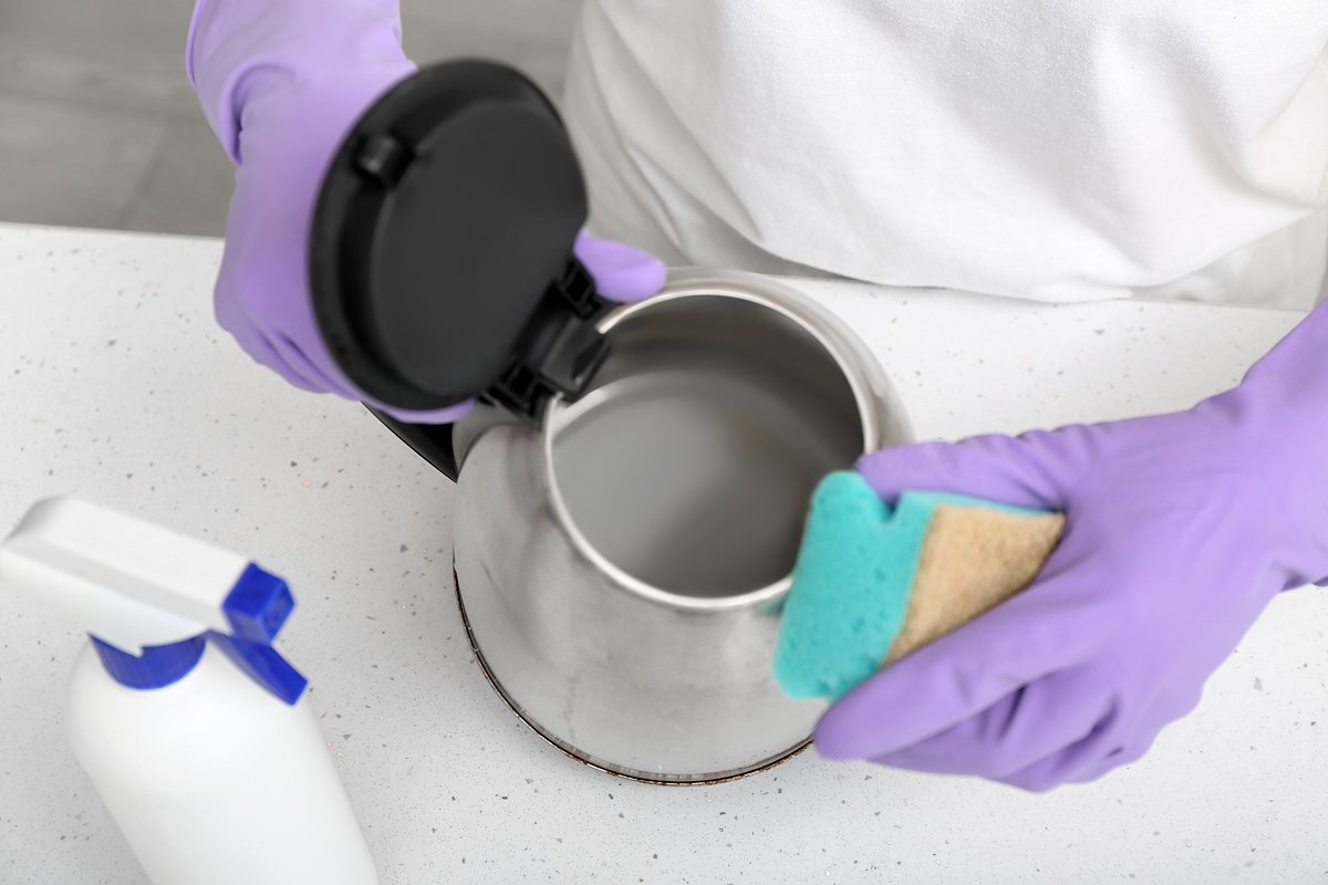 Rengör vattenkokaren efter varje användning.