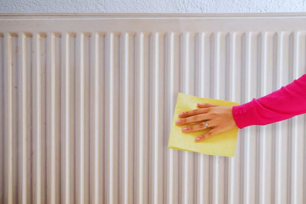 Rengöring av värmeelementet.