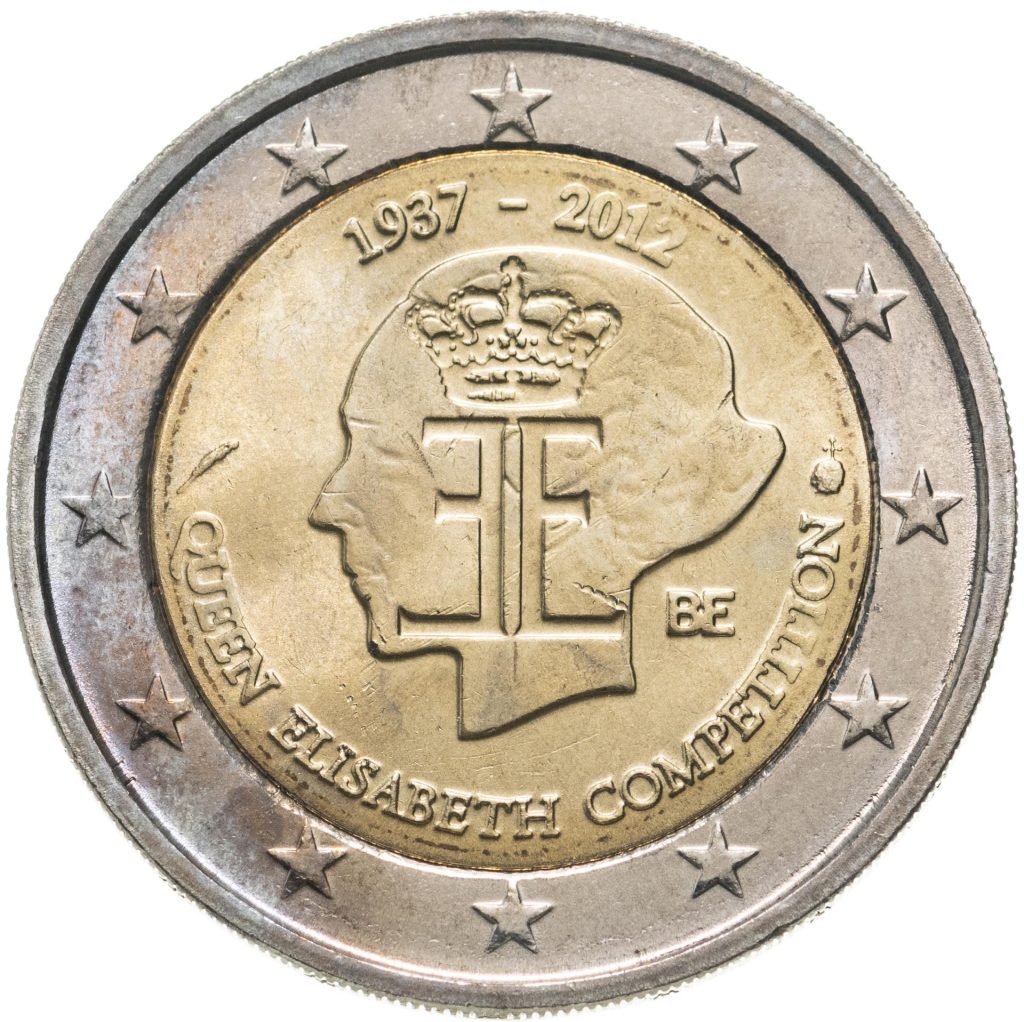 Den mycket sällsynta mynten från Belgien.