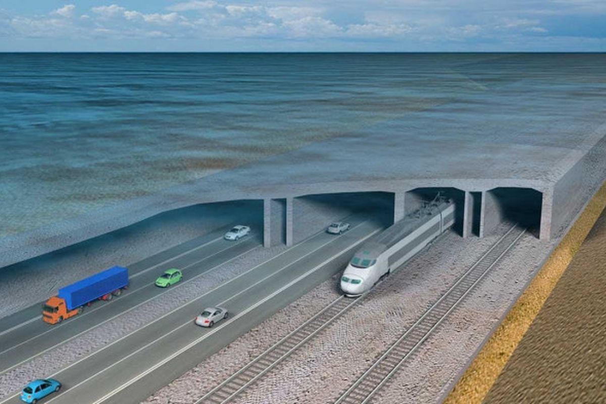 Undervattentunneln i Kina kommer att vara tillgänglig för alla typer av landtransport.