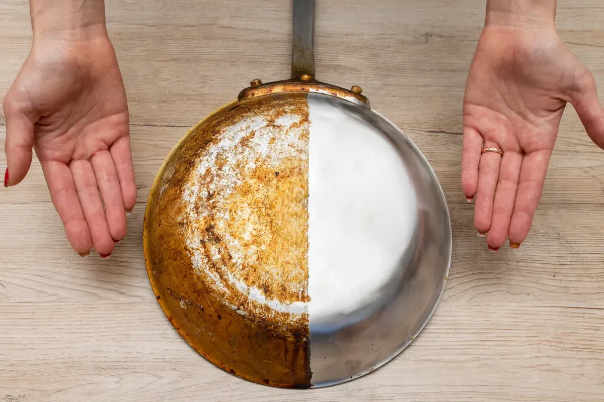 Denna metod rengör pannan.