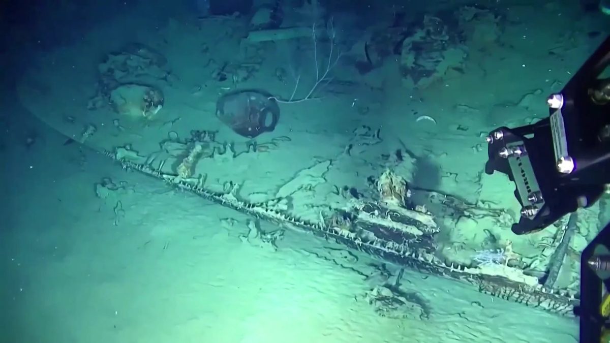 Resterna av det legendariska skeppet San Jose på havets botten.