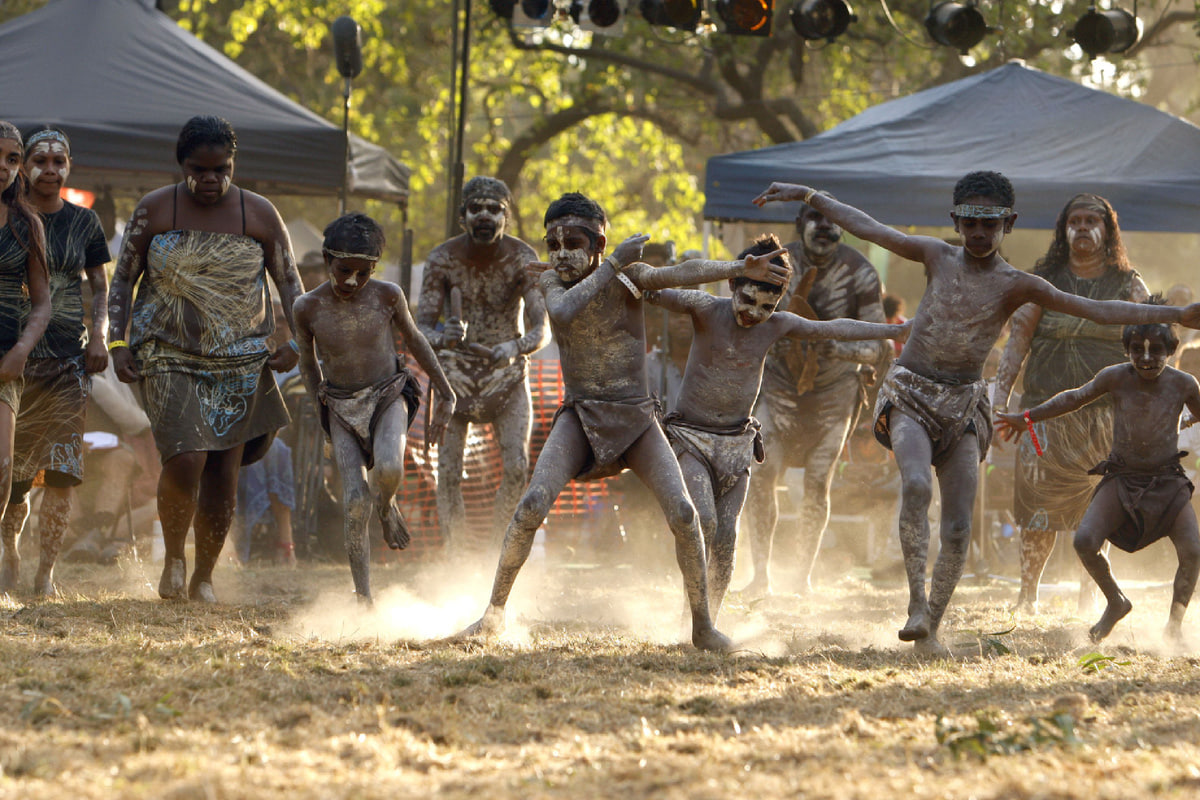 Aboriginerna i Australien.