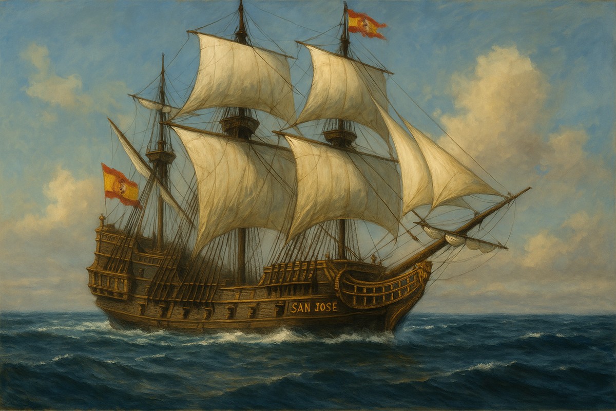 Det legendariska fartyg San José.