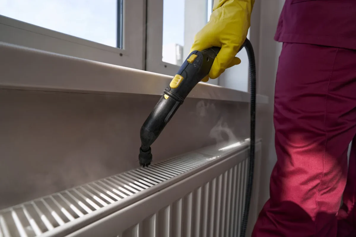 Rengöring av värmeelementet.