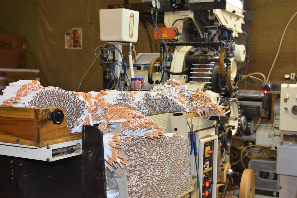 Tillverkning av tobaksprodukter.