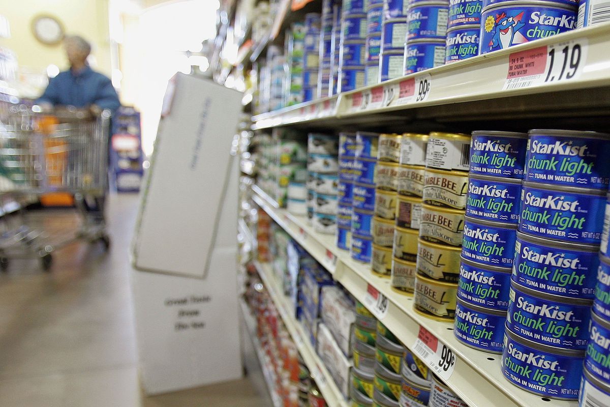 Tonfisk på burk och i snabbköpet.