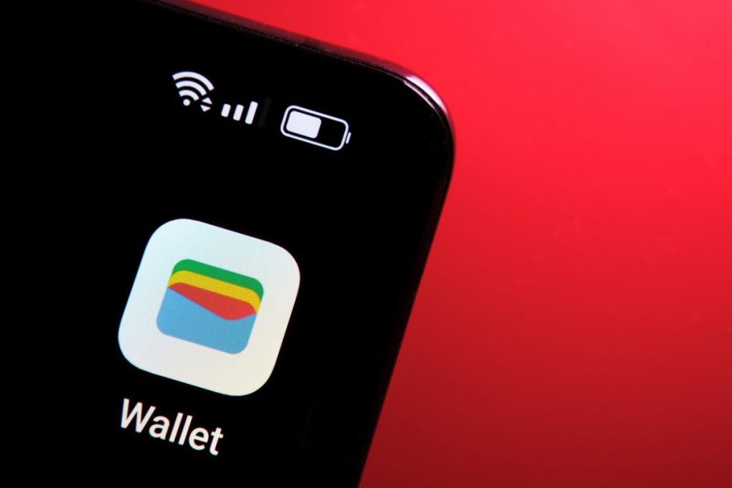 Google Wallet-appen på din smartphone.