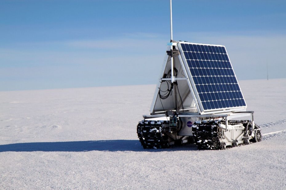 Robot i Antarktis.